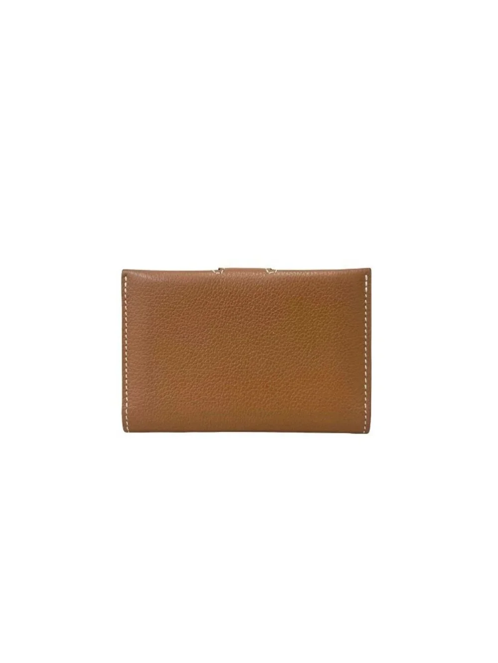 Hermes Evercolor Leather Card Case Compact Wallet Gold